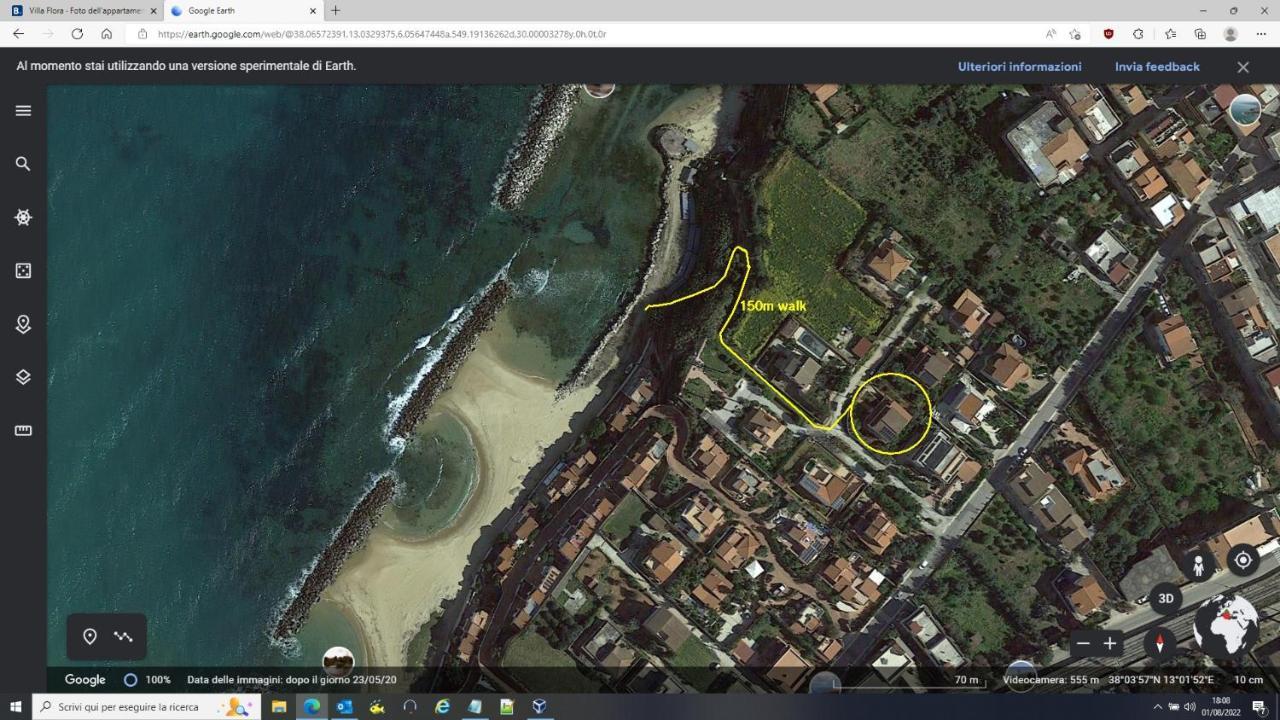 Villa Flora - With Sea View, 2 Minutes Walk To Beach Trappeto (Sicily) Exterior foto
